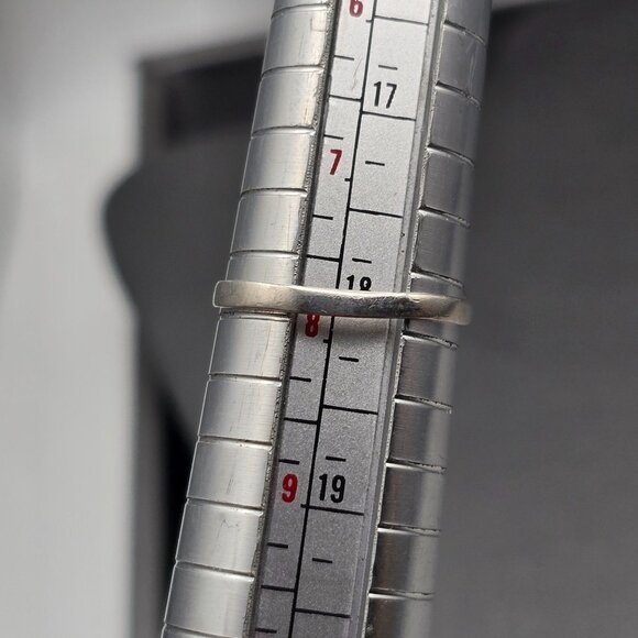 VTG Sterling Silver +925 Sculptural Swirl Ring Size 8 Abstract Wave 4.47g - Picture 7 of 9